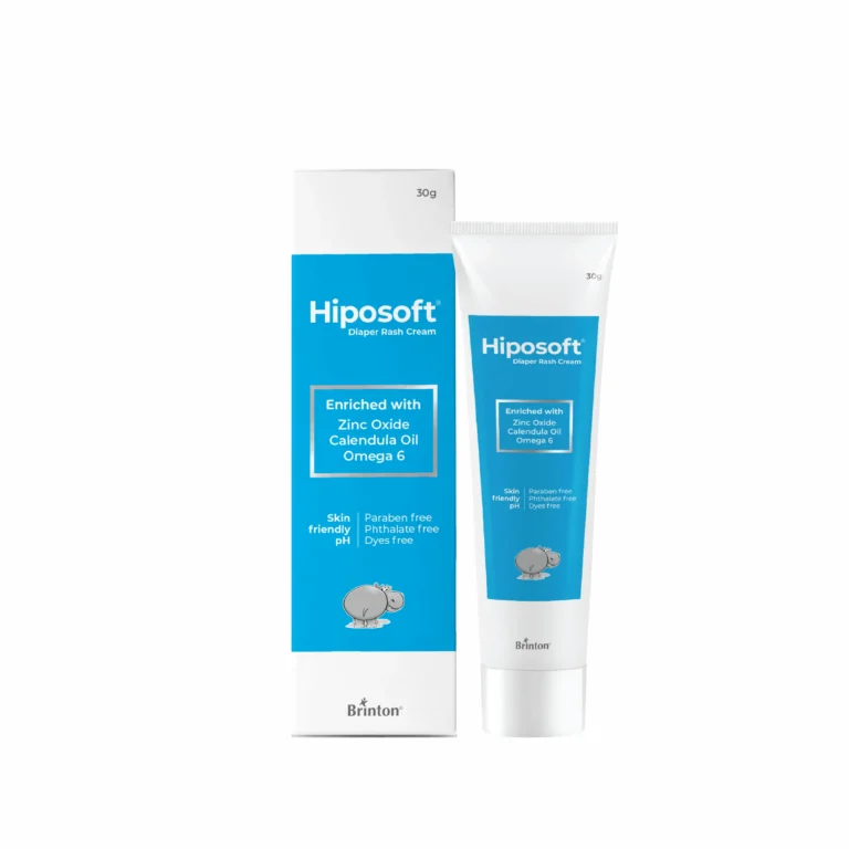 Brinton HipoSoft Diaper Rash Cream with pH of 5.5 | Protective Barrier Against Wetness & Irritation | Softens & Moisturizes Skin