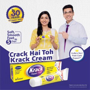 Krack Heel Repair Cream 25 gm with 30 years of Legacy