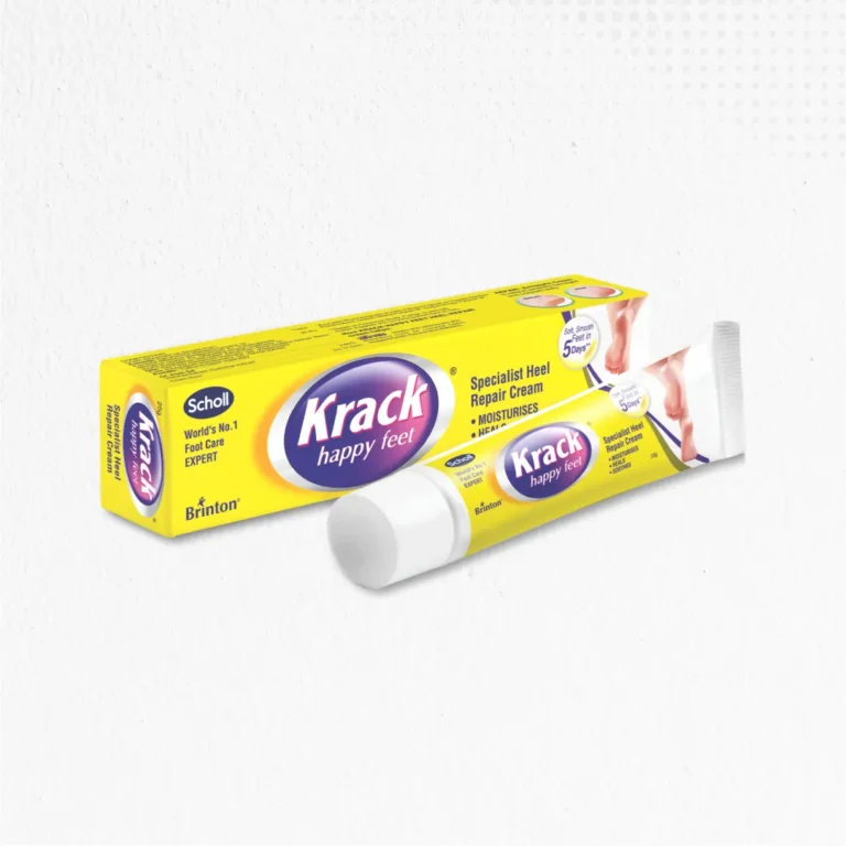 Krack Cream | India’s No. 1 Footcare Brand | For Cracked Heels, Heel Pain Relief, Hardened Soles, Fissures & Chapped Hands