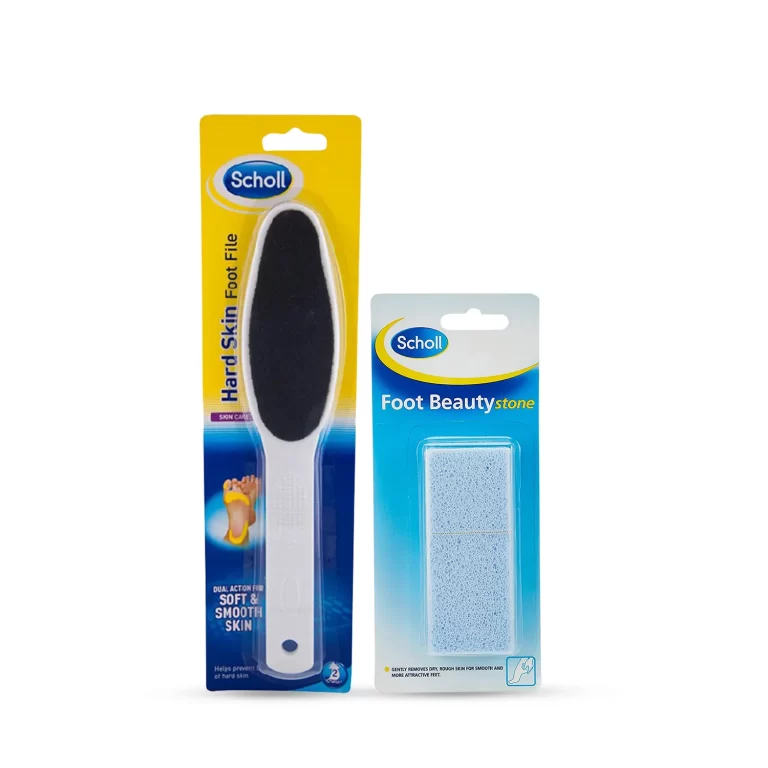 Scholl Hard Skin Foot File and Foot Beauty Stone Duo