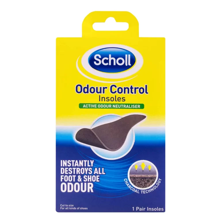 Scholl Odour Control Insoles | Crafted with Antibacterial Properties & Active Odour Neutralizer | Reliable Protection Against Odour