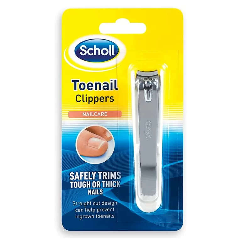 Scholl ToeNail Clipper to Prevent Ingrown ToeNails | Straight Cut Design for Precise & Safe ToeNail Trimming