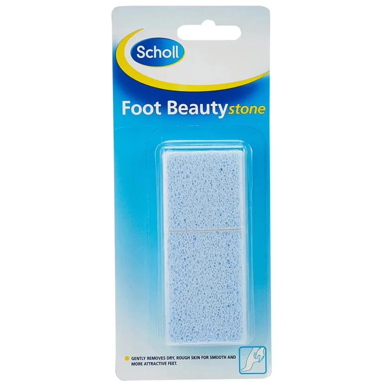 Scholl Foot Beauty Stone for Dry & Rough Skin | For Feet, Knees, Hands & Elbows | Exfoliation Stone, Callus Removal | (Pack of Two)