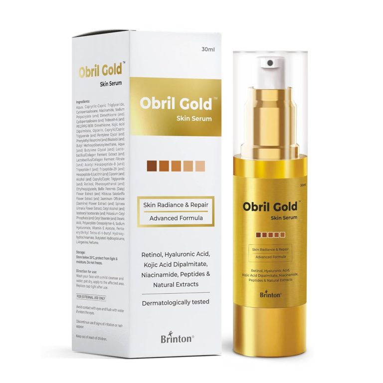 Brinton oBril Gold Skin Serum | For Hyperpigmentation, Dark Spot Removal, Tan & Acne Marks