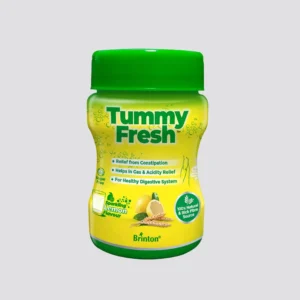 Brinton Tummy Fresh with Soluble Isabgol, Swarjiksara, Sonamukhi, Nimbu Satva | Relief from Constipation, Gas, and Acidity | Sugar-Free