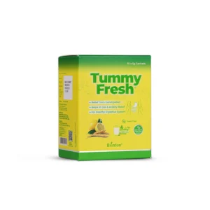 Brinton Tummy Fresh Sachet Box with Soluble Isabgol, Swarjiksara, Sonamukhi, Nimbu Satva | Relief from Constipation, Gas, and Acidity | Sugar-Free