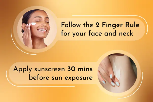 How to apply sunscreen?