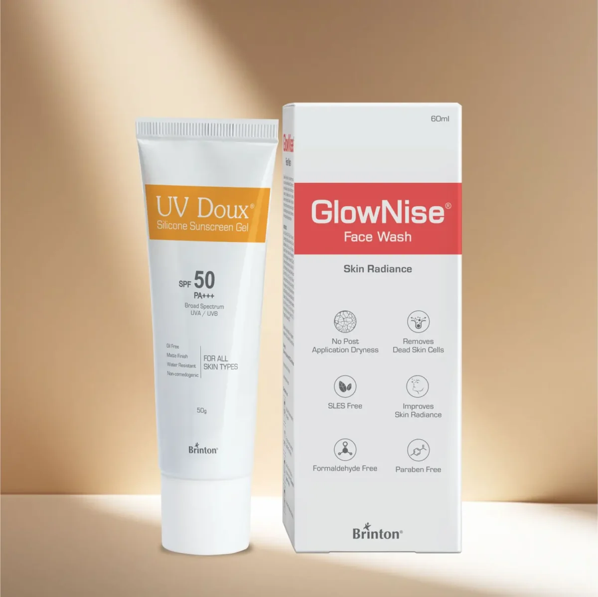 UV Doux Sunscreen Gel + Glow Nice