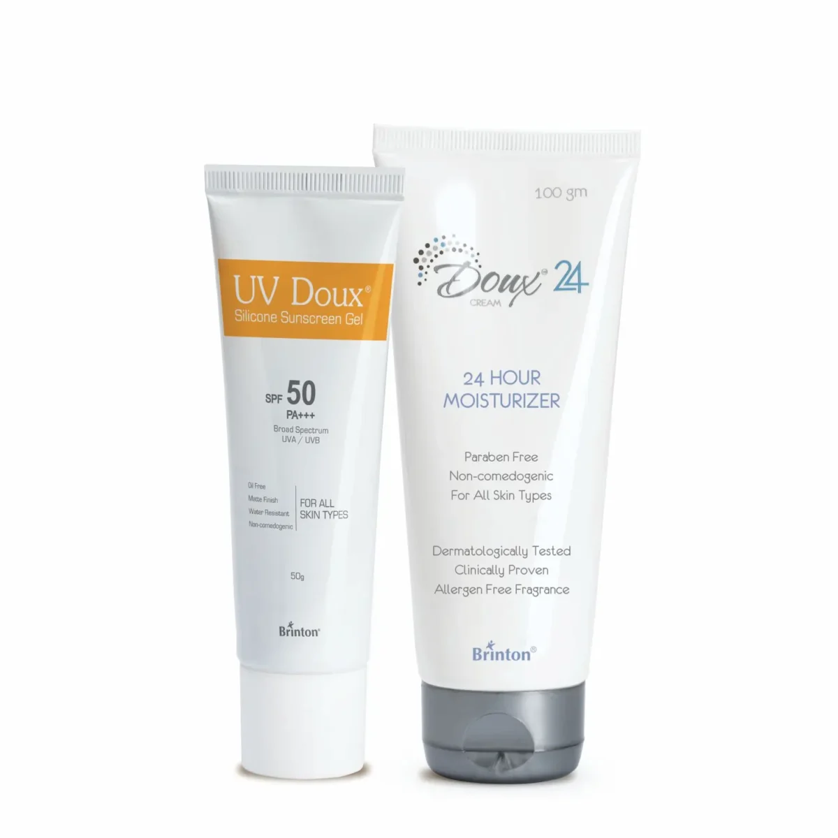 UV Doux Sunscreen Gel + Doux 24 Cream