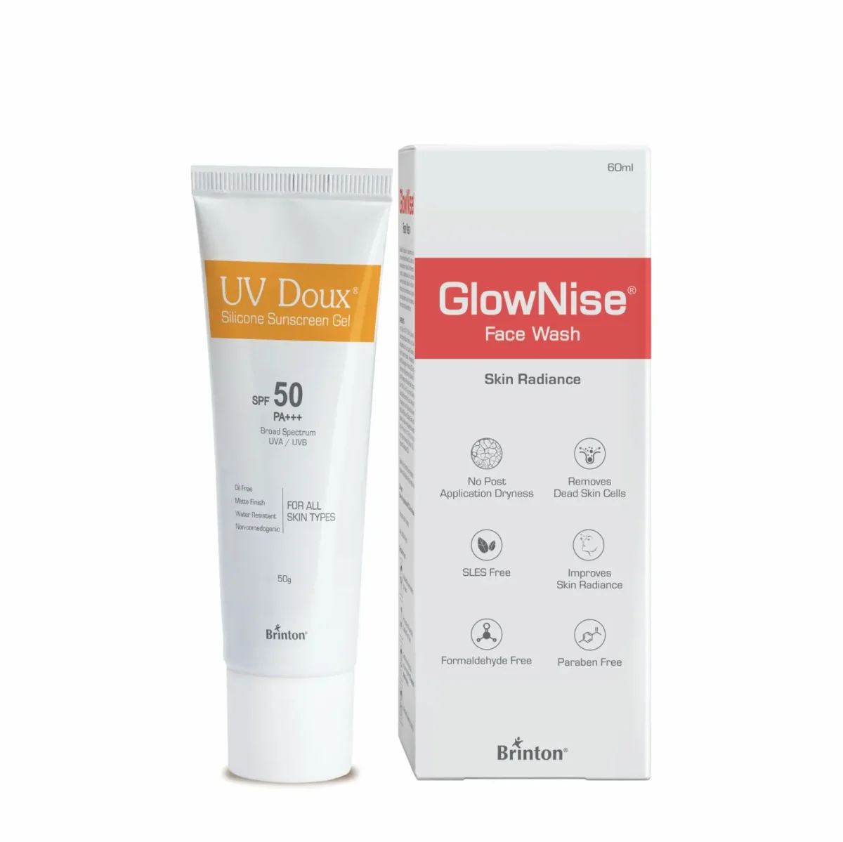 UV Doux Sunscreen Gel + Glow Nice